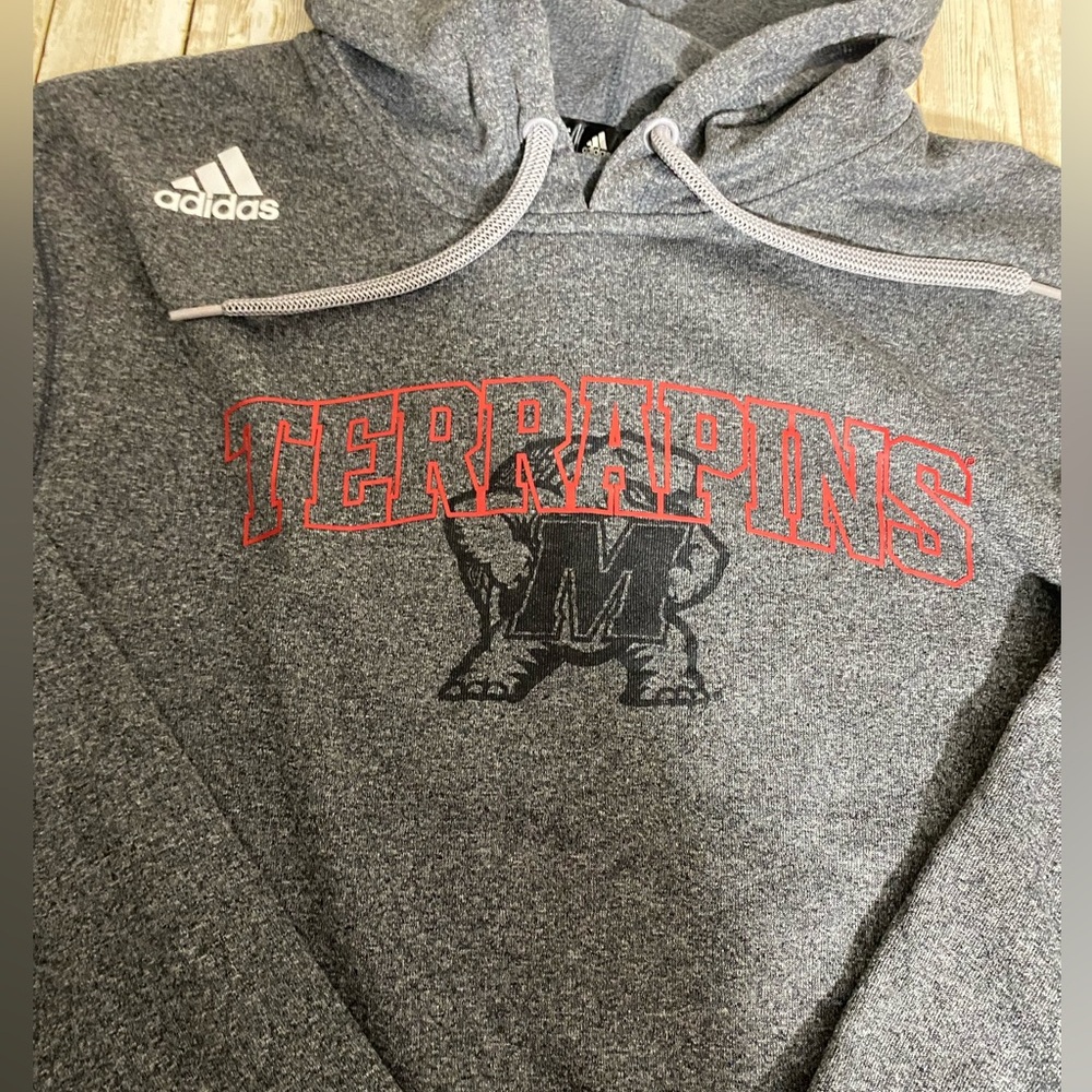 Adidas Men’s NCAA Maryland Terrapins Terps Performance Pullover Hoodie Large